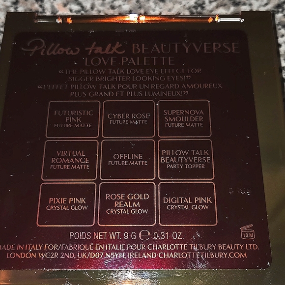 Charlotte Tilbury Pillow Talk Beautyverse Love Palette Eyeshadow Palette - Picture 3 of 5